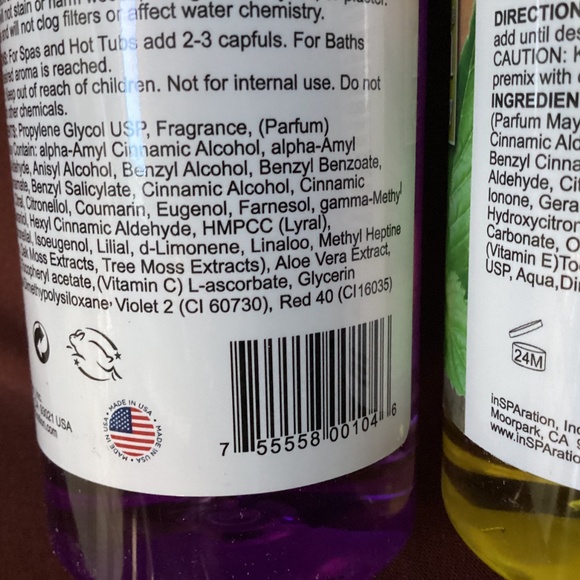 InSPAration Spa and Bath Aromatherapy Bundle Eucalyptus Mint and Lavender - Picture 6 of 7